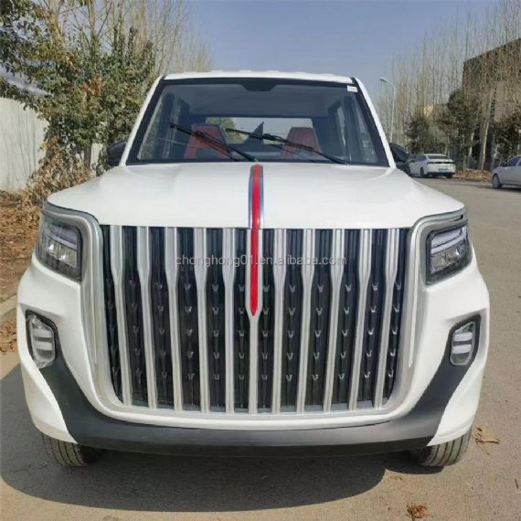 Adult Electric Small Car (3500W New Red Flag) Mini EV Car 4 Wheel New Energy Vehicle Chinese Automobile Small Electriccar - CH00085