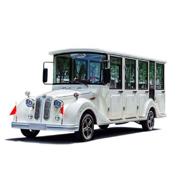 Antique New Energy Tourist Sightseeing Car Tour Bus Vintage Electric Four-wheel Classic Car - CH00099